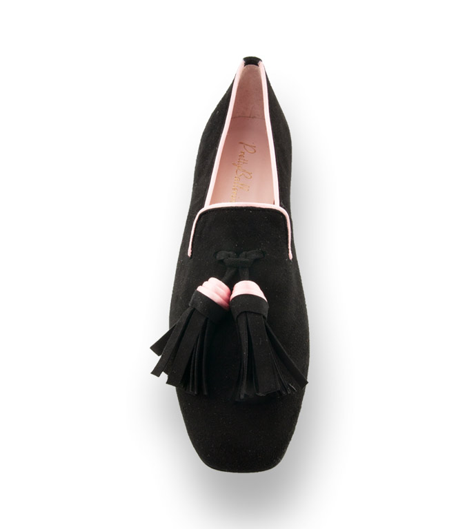 pretty ballerina loafer schwarz