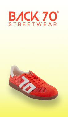 Back 70: Der Trend-Sneaker in Orange für den Sommer 2026 Back 70 Sneaker in Orange – Stylischer Retro-Look für Damen im Frühjahr 2026 bei Schuhwahnsinn
