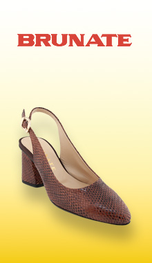 Ein brauner Slingpumps von 2026 bei Schuhwahnsinn.de Brunate brauner Slingpumps von 2026 bei Schuhwahnsinn